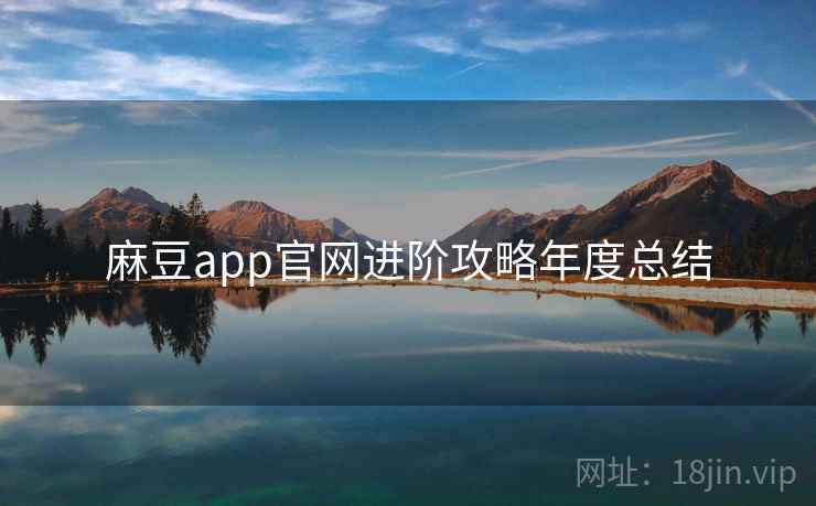 麻豆app官网进阶攻略年度总结