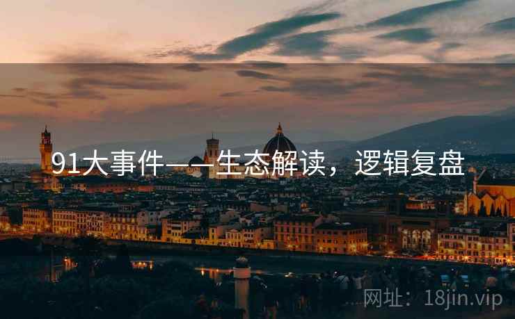 91大事件——生态解读，逻辑复盘