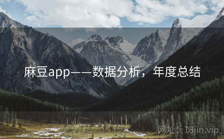 麻豆app——数据分析，年度总结